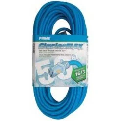 50ft 16/3 Cold Weather Extension Cord W/ Primelight Indicator Light