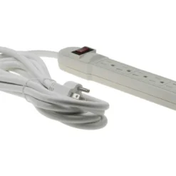 6-Outlet Surge Protector 15A 90J 12ft -Schuko shop 2150 sf 10 p1