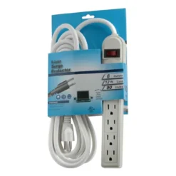 6-Outlet Surge Protector 15A 90J 12ft
