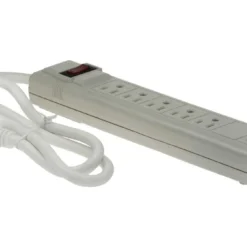 6-Outlet Power Strip Plastic Perpendicular 3ft -Schuko shop 2150 sf 12 p2