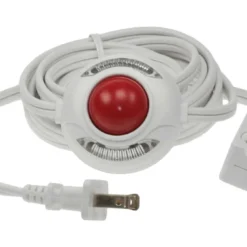 Lighted Foot Switch With 9ft 3 Outlet Cord