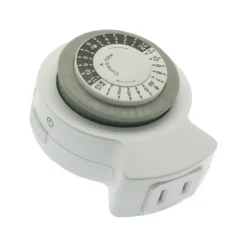 Mechanical Timer Single 2-Prong Outlet