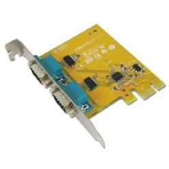 2-port DB9 Male RS-232 PCI Express Board