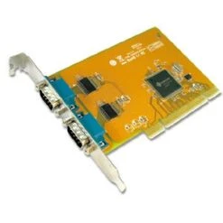 2-port DB9 RS-232 Male Universal PCI Serial Board