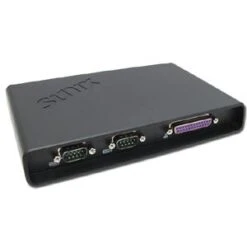Ethernet Enabled DB9 2 Port & DB25 RS-232 Printer Port Replicator