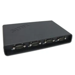 4 Port Ethernet Enabled DB9 RS-232 Male Port Replicator