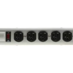 6 Outlet Surge Strip Metal