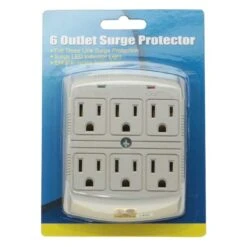 6 Outlet Plug-In Surge Protector