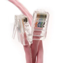 7Ft Pink Cat5e Network Patch Cable 350MHz RJ45