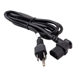 6ft USA NEMA 5-15P 3-pin Plug To Right Angle C13 Power Cord