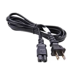 6ft NEMA 1-15P To IEC 60320 C7 Polarized Power Cord