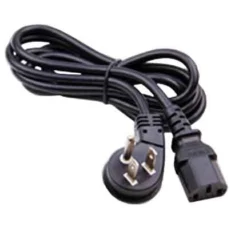 6ft USA NEMA 5-15P To C13 Angled Power Cord
