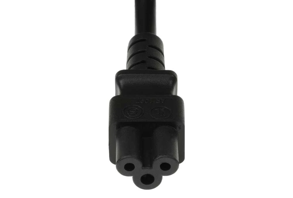 6ft Argentina 3-pin Plug To IEC C5 Power Cord 3 6ft Argentina 3-pin Plug To IEC C5 Power Cord - Image 3