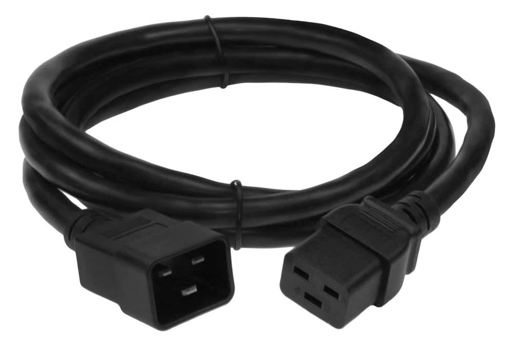 C20 To C19 Power Cord 12AWG 20A 1 C20 To C19 Power Cord 12AWG 20A