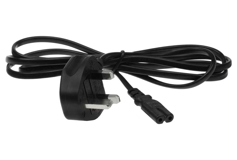 6ft UK BS1363A Fused Plug To C7 Power Cord 1 6ft UK BS1363A Fused Plug To C7 Power Cord