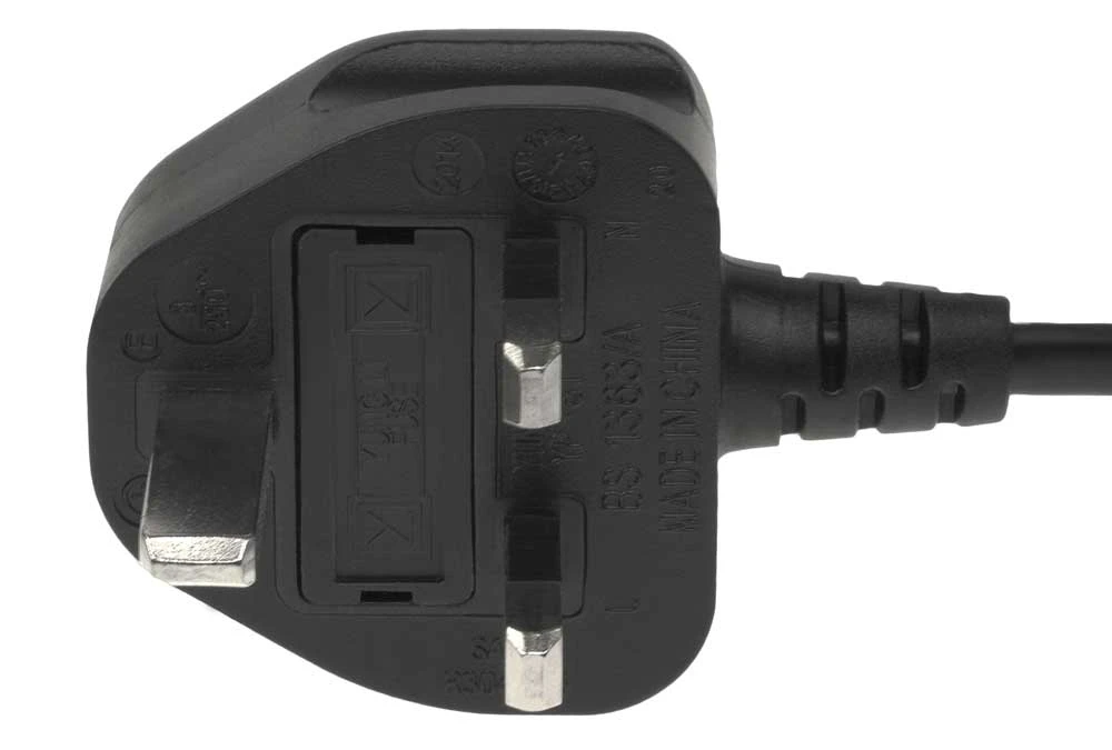 6ft UK BS1363A Fused Plug To C7 Power Cord 5 6ft UK BS1363A Fused Plug To C7 Power Cord - Image 5