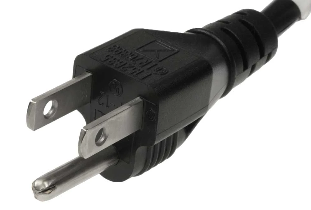 18 AWG C13 To USA NEMA 5-15P Standard Right Angle Power Cord 3 18 AWG C13 To USA NEMA 5-15P Standard Right Angle Power Cord - Image 3