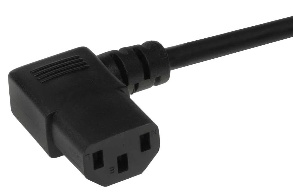 18 AWG C13 To USA NEMA 5-15P Standard Right Angle Power Cord 6 18 AWG C13 To USA NEMA 5-15P Standard Right Angle Power Cord - Image 6