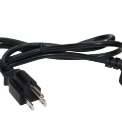 Left Angle Power Cord 10Amp 18/3 AWG NEMA 5-15P To C13