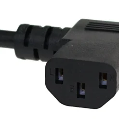Left Angle Power Cord 10Amp 18/3 AWG NEMA 5-15P To C13 -Schuko shop p7cr la03 p5