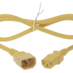 C14 To C13 Power Extension Cord 10Amp 250V 18/3 AWG SJT 15 C14 To C13 Power Extension Cord 10Amp 250V 18/3 AWG SJT -Schuko shop p7me250 03 yel p1 1