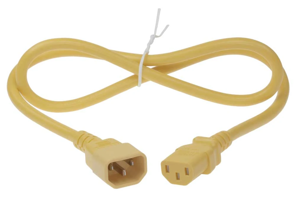 C14 To C13 Power Extension Cord 10Amp 250V 18/3 AWG SJT 6 C14 To C13 Power Extension Cord 10Amp 250V 18/3 AWG SJT - Image 6