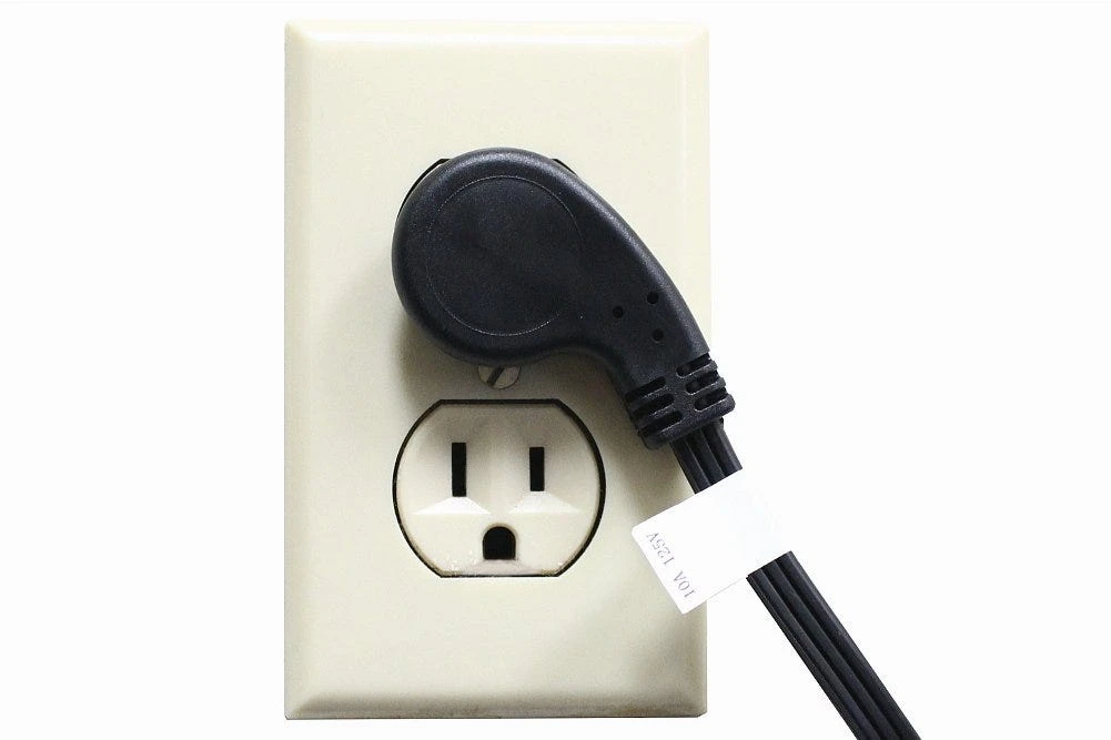 Ultra Low Profile Angle NEMA 5-15P To C5 Straight Power Cord 4 Ultra Low Profile Angle NEMA 5-15P To C5 Straight Power Cord - Image 4