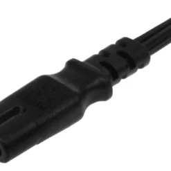 NEMA 1-15P To C7 Ultra Low Profile Angle Non-Polarized Power Cord -Schuko shop p7nb as 01 p2