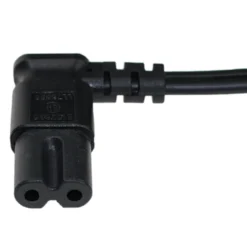 6ft Ultra Low Profile Angle Non-Polarized NEMA 1-15P To C7 Power Cord -Schuko shop p7nb ra45a 06 p2