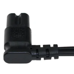6ft Ultra Low Profile Angle Non-Polarized NEMA 1-15P To C7 Power Cord -Schuko shop p7nb ra45a 06 p4