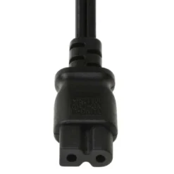 18 AWG NEMA 1-15P To C7 Polarized Power Cord -Schuko shop p7np 06 p3