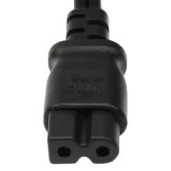 6ft 18 AWG NEMA 1-15P To C7 Polarized Power Cord -Schuko shop p7np sr06 p5