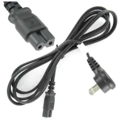 6 Ft NEMA 1-15P To C7 Angled Polarized Power Cord