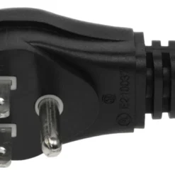 1ft 16 AWG NEMA 5-15P To NEMA 5-15R Outlet Saver Power Extension Cord Wall Side Right Angle -Schuko shop p7pe sr 01 p6