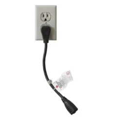 1ft 16 AWG NEMA 5-15P To NEMA 5-15R Outlet Saver Power Extension Cord Wall Side Right Angle -Schuko shop p7pe sr xx p1