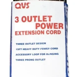 3-Outlet 3-Prong Power Extension Cord