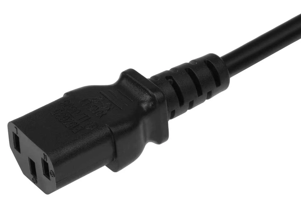 NEMA 5-15P USA 3-pin Plug To C13 SVT Power Cord 6 NEMA 5-15P USA 3-pin Plug To C13 SVT Power Cord - Image 6