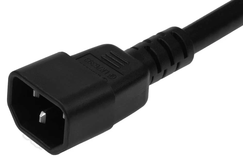 IEC320 C14 To C13 Extension Power Cord 14/3 SJT (15A 250V) 3 IEC320 C14 To C13 Extension Power Cord 14/3 SJT (15A 250V) - Image 3