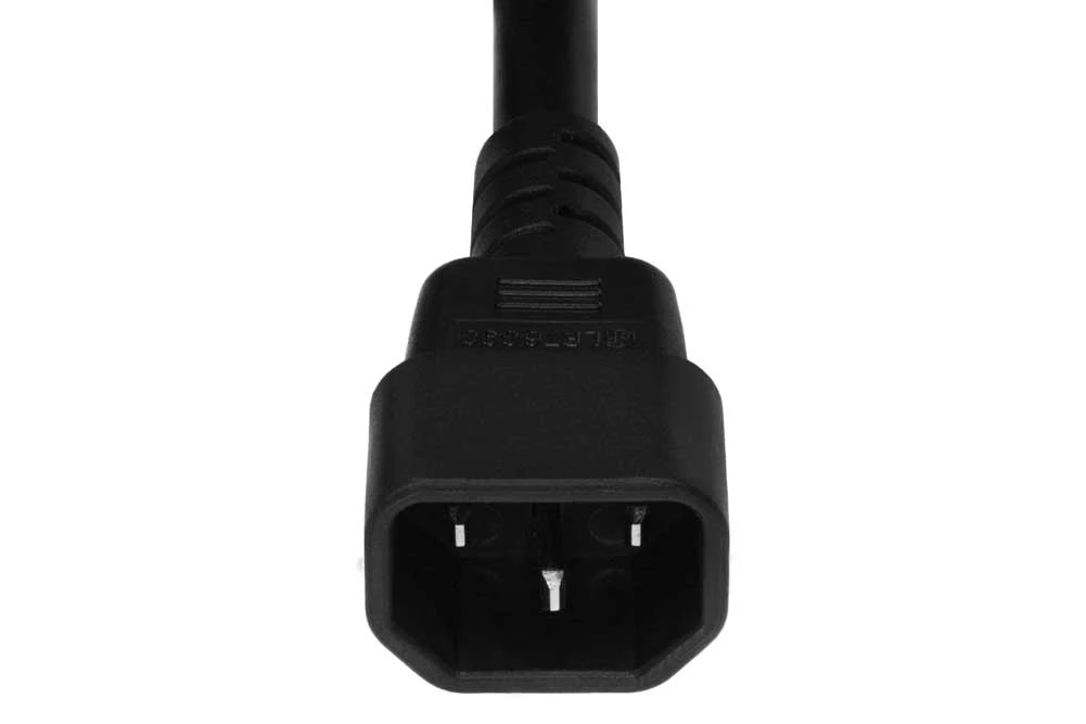 14 AWG C14 To C19 SJT Power Cord 4 14 AWG C14 To C19 SJT Power Cord - Image 4