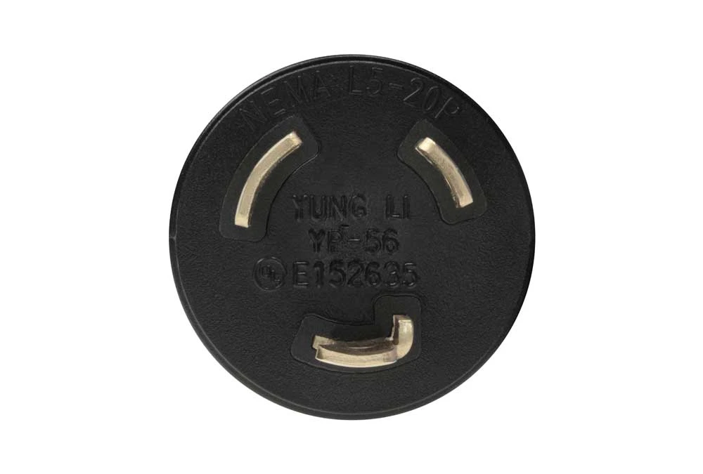 8ft NEMA L5-20P USA 3-pin Plug To C13 SJT Power Cord 2 8ft NEMA L5-20P USA 3-pin Plug To C13 SJT Power Cord - Image 2