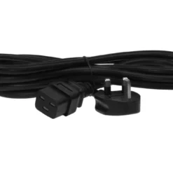10ft UK BS1363 3-pin Plug To C19 Power Cord