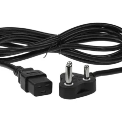 10ft South Africa / India BS546 3-pin Plug To C19 Power Cord