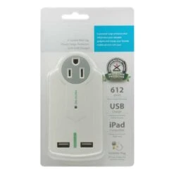Mini 3 Outlet With 2 USB Charger