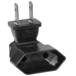 European CEE7/16 To USA NEMA 1-15P Angle Power Plug Adapter