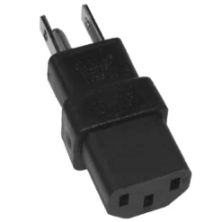 C13 To USA NEMA 5-15P Power Plug Adapter