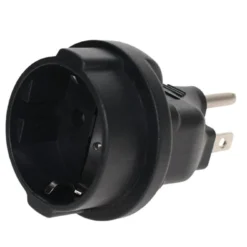 European CEE7/7 Schuko To USA NEMA 5-15 Power Plug Adapter