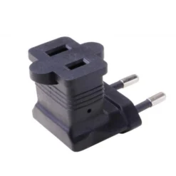 USA NEMA 1-15R To CEE7/16 Angled Power Plug Adapter