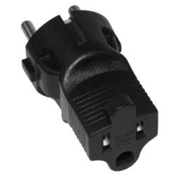 USA NEMA 5-15R To Europe Schuko CEE7/7 Power Plug Adapter