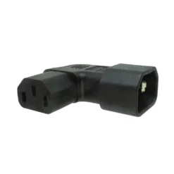 Right Angle C13 To C14 Plug Adapter
