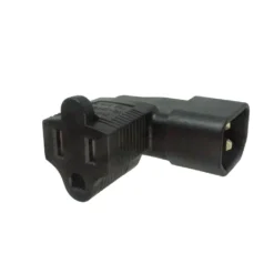 Left Angled NEMA 5-15R To C14 Plug Adapter -Schuko shop yl 3215l 1 4